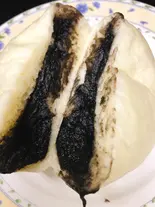 黒ごまあんまん 2個（飲茶料理 飛輝）