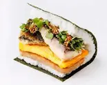 サバの天ぷら [Mackerel Tempura]（ポーたま 福岡赤坂店）