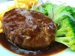 単品ハンバーグ(罪のないNYチキンオーバーライス)
