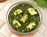ほうれん草パニールカレー/SAG PANEER CURRY（スパイスの森）