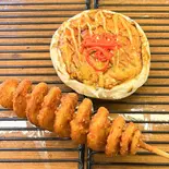 焼きそばパンとハリケーンポテトのセット（夢造りパン工房 相模大野店）