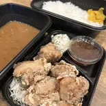 自家製唐揚げ弁当(カレー付き)※あっさりおろしポン酢（ステーキかんなめ）