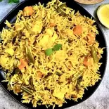 シーフードダムビリヤニ seafood dum biryani（NAMASTE ASIAN KITCHEN AND HALAL SHOP）