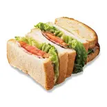 焼く燻しベーコンのBLTサンドToasted Smoked bacon, Lettuce ＆ Tomato Sandwich（珈琲館 鶴見店）
