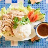 カオマンガイ スープ付き（チャオエムカフェ）