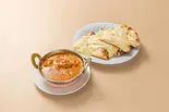 Cheese-naan-＆-Curry-Set-(カレー＆チーズナンセット)（ディプパレス 博多本店）