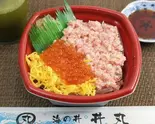 カニいくら丼(海鮮丼専門店 丼丸 立花店)