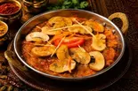 マッシュルームチキンマサラカレー / Mushroom Chicken Masala Curry（本格インド料理MAHALAYA）