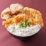 タルタル大判チキン南蛮丼 【ダブル】300 (唐揚2)(タル2)（ガチでうまい「ガチ丼屋」 大橋店）