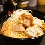 角切り肉油そば（油そば春日亭 川崎店）