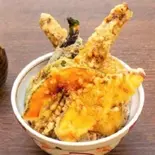 野菜天丼（蝦夷前そばと豚丼 北堂）
