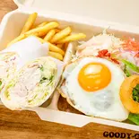 BBQマスタードソースロコモコ×ハニーマスタードチキンブリトー（goody goody麻生店）