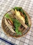 ライ麦mixサンド(ハム&タマゴ)(Kassel cafe)
