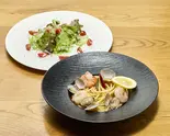 地中海のうま味たっぷり魚介オイルソース生パスタ+サラダ付(SHELTY CAFE シェルティーカフェ)