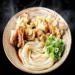 (温)タルタル山盛りザンギうどん（ザンギとうどんの専門店 一久 狸小路本店）