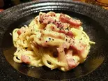 【電子レンジ必須】パンチェッタのカルボナーラ（ビストロニシイケ）