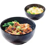 スペアリブ丼+ワンタンスープ(ワンタン2個)(香港市場巣鴨店)