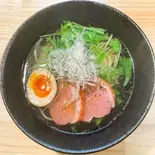 和風カモ塩ラーメン（三日月ラーメン）