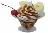 バナナチョコパフェ（鶏白湯ラーメン 鳥やま）