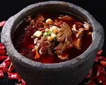 特色冒腰花 豚マメのピリ辛スープ(中国流ピリ辛しゃぶしゃぶ 冒牌火锅菜)