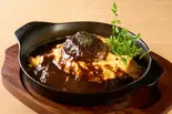 小ハンバーグオム(肉オムライス専門店 肉とたまご吉祥寺店)