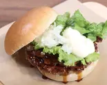 F-1166】ダブルテリヤキバーガーDouble Teriyaki burger（ハンバーグ＆バーガー TERU 博多駅前通り店）