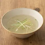チキンスープ Chicken Broth Soup（芳醇な明太子生パスタ FOOD RECORDS PASTA 糀谷）