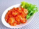 小海老のチリソース炒め:干烧吓人（四川中華料理 - 東方紅）