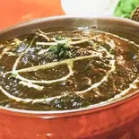 サグマトンカレー Saag mutton curry（エベレストキッチン 港南台 カレーハウス）