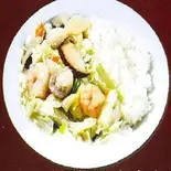 海鮮入りあんかけご飯 Seafood Ankake Rice（中国飯店 精華楼）