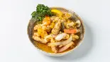 韓国風酢豚(タンスユック) Sweet and sour pork（韓国料理 ホンデポチャ 田町店）
