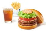 【ドリンクセット】ダブルモス野菜バーガー(モスバーガー 薬院店)