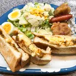 M  焼きカレーエッグトースト（喫茶 たんぽぽ）