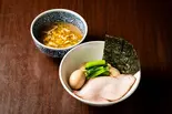 半熟味玉入りつけ麺(宮元製麺)