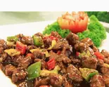 牛肉の黒胡椒炒め（満福楼 東村山店）
