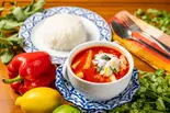 [R]ゲンデーンแกงเผ็ดหน่อไม้ใส่ไก่（シャムチャントラー）