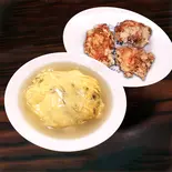 天津飯セット(珉珉 曽根崎店)