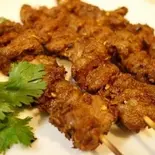 ラム肉串（中国飯店 福龍門）