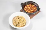 高菜チャーハンと麻婆豆腐（中華酒場 まる）