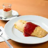 オムライス(ケチャップ) スイーツセット（【オムライスの名店】ビストロ ウッフ）