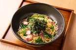 ほうれん草とベーコンの和風すぱ（釜あげスパゲティ すぱじろう 渋谷店）