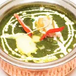 ほうれん草マトンカレー/Sag Mutton Curry（南インドエスニックレストランエローラパレス洗足池）