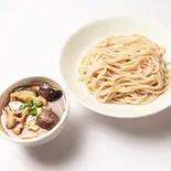 肉茄子汁うどん（コシの強～い武蔵野うどんのしん平）