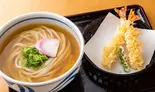 えび天うどん（京うどんの店 夢吟坊 三宿本店）