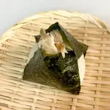 直火焼き塩サバ          Yaki saba（おむすび停車場 空海）