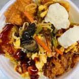 3色唐揚げ丼（まんぷく弁当 manpukubentou）