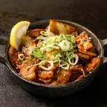 鉄板焼き 豚キムチ（もんじゃ居酒屋 まつぼっくり 中百舌鳥店）