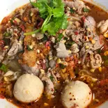トムヤム・ムーサップ•ラーメン（タイ料理タイラーンナー）
