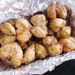 ボンジリの炭火焼き（地鶏食堂 長浜店）