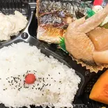 焼き魚弁当 塩サバ お味噌汁付き（居酒屋 大将）